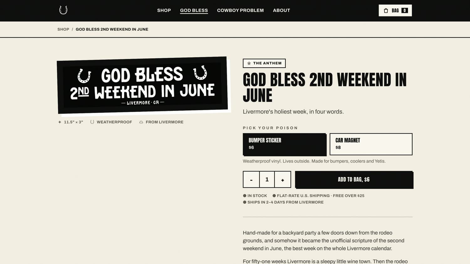 God Bless 2nd Weekend in June 2